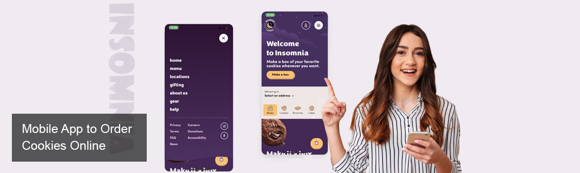 Mobile App to Order Cookies Online